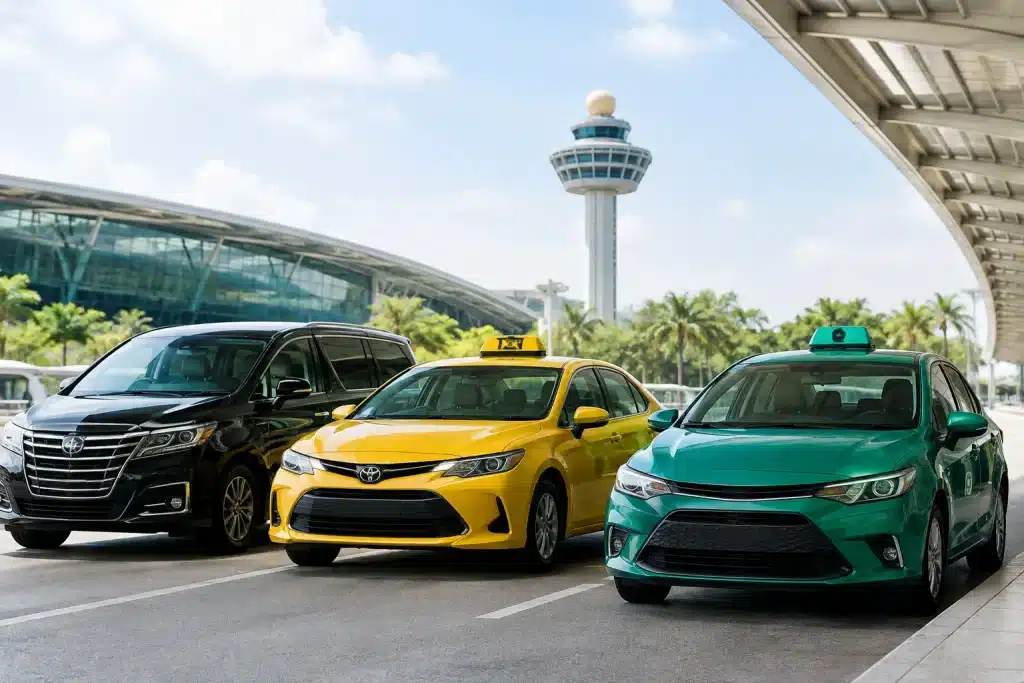 Changi Airport to City: Private Car vs Taxi vs Grab